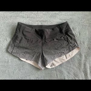 Lululemon speed shorts